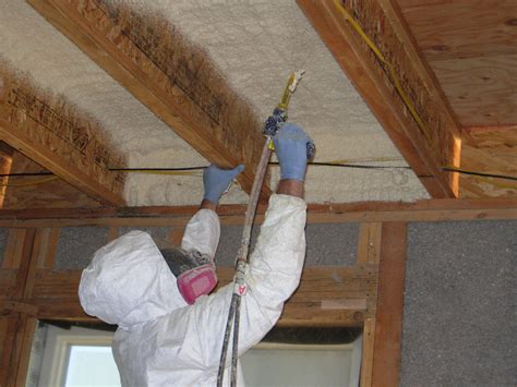 foam insulation around the house